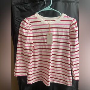 Skies are blue striped top